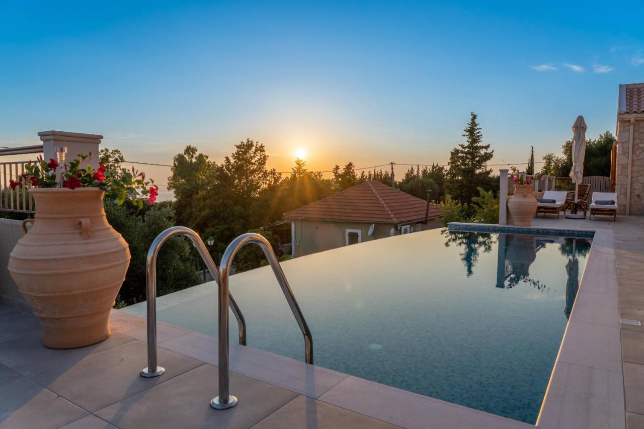 Pitharia Luxury Villa With Amazing Sea Views Khalikerí Esterno foto