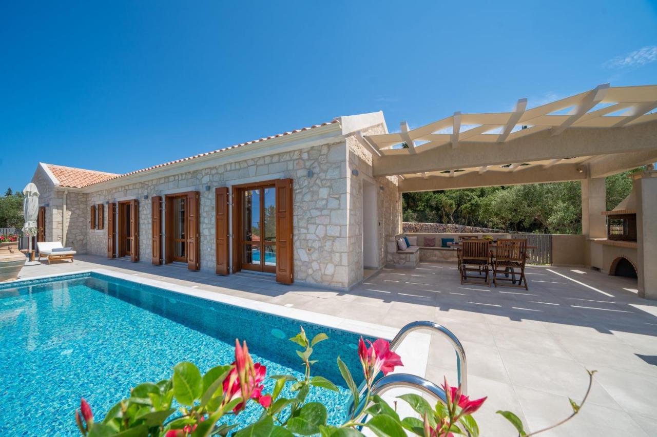 Pitharia Luxury Villa With Amazing Sea Views Khalikerí Esterno foto